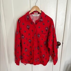 Vintage Diane von Furstenberg flannel shirt